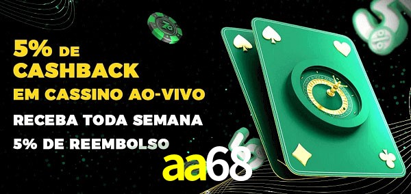 Promoções do cassino ao Vivo aa68